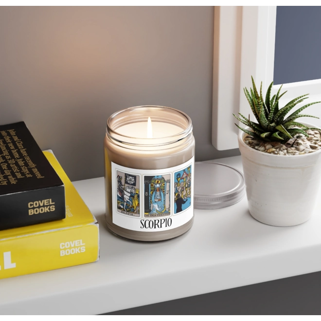 Additional Image for Scorpio Tarot Candle