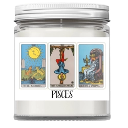 Pisces Tarot Candle