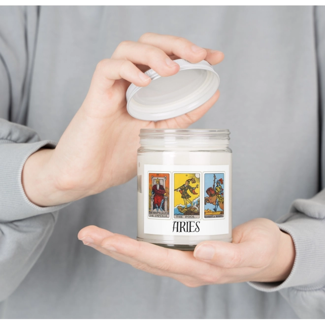 Additional Image for Aries Tarot Candle