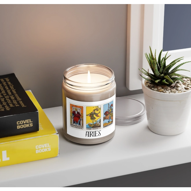Additional Image for Aries Tarot Candle