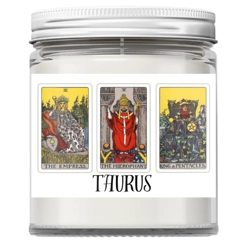 Taurus Tarot Candle