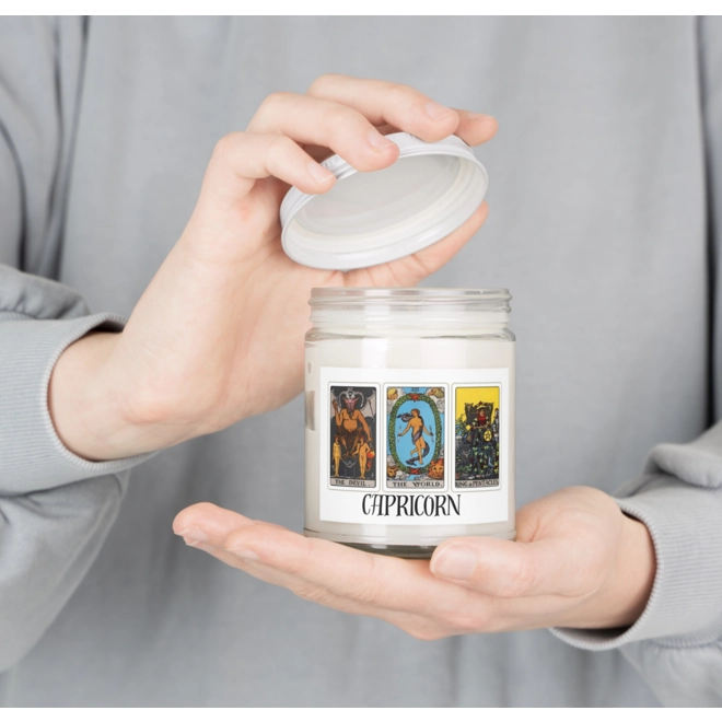 Additional Image for Capricorn Tarot Candle