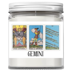 Gemini Tarot Candle