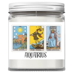 Aquarius Tarot Candle