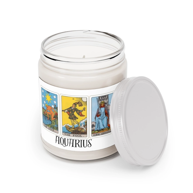 Additional Image for Aquarius Tarot Candle