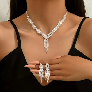 Earrings + Necklace/ Ea..