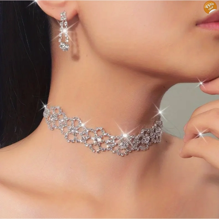 Luxurious Rhinestone & Faux ..