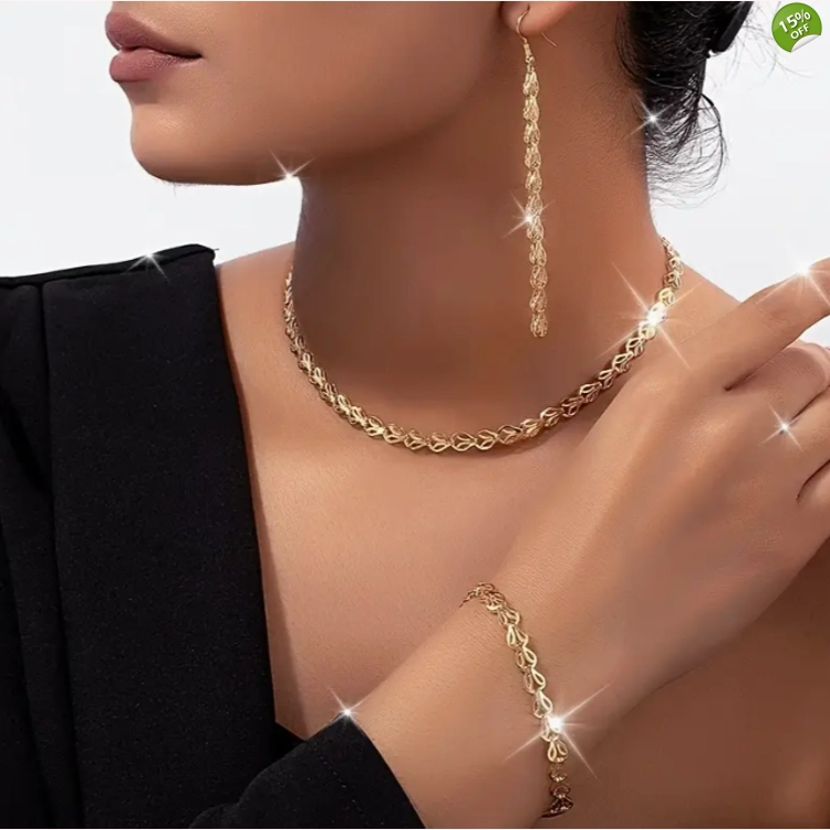 Handmade Chain Necklace Earr..