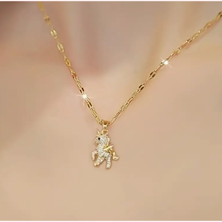 Luxury Unicorn Pendant Neckl.. Luxury Unicorn Pendant Neckl..