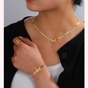 3pcs Golden-Toned ..