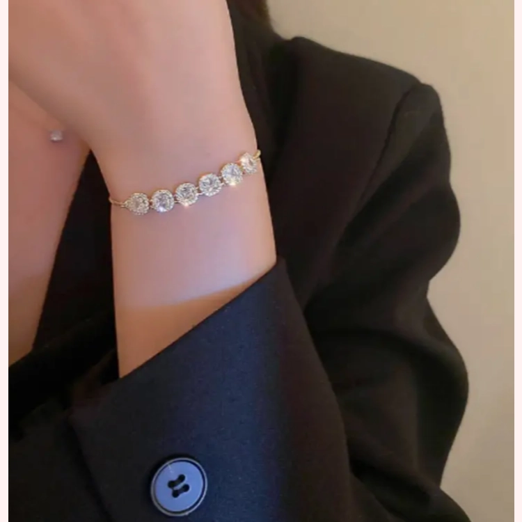 1pc Square Glitter Bracelet ..