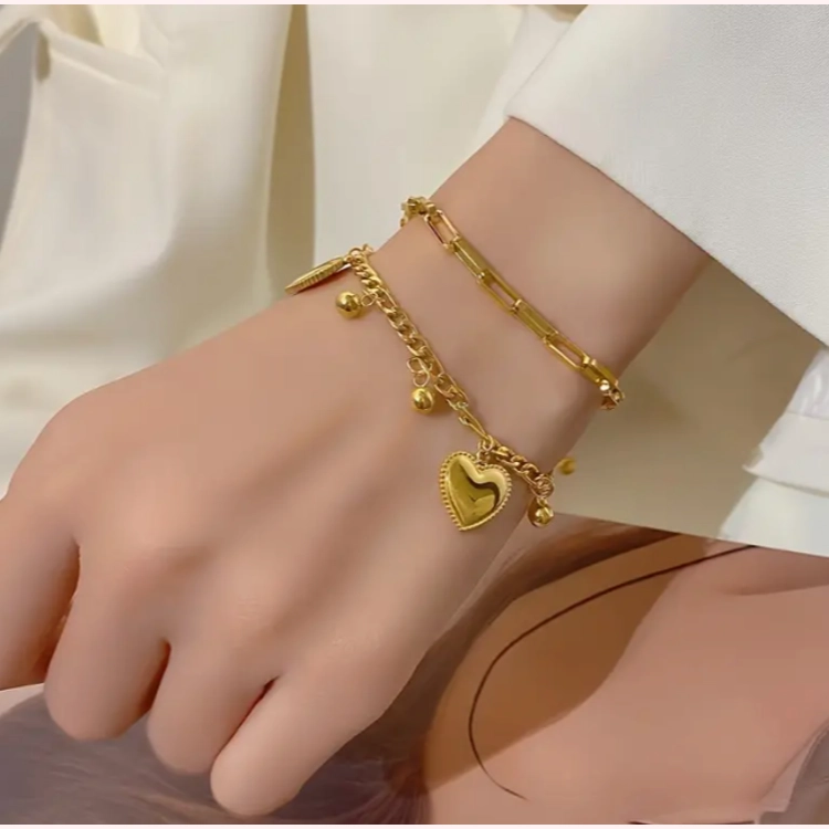 1pc Golden Stainless Steel D..