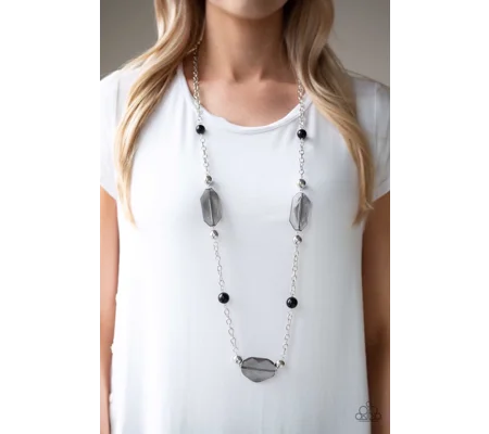 Crystal Charm - Black