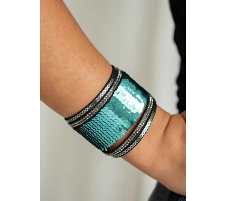 Heads Or MERMAID Tails - Blue & Silver