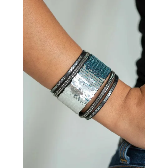 Heads Or MERMAID Tails - Blue & Silver