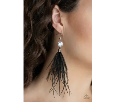 Feathered Flamboyance - Black