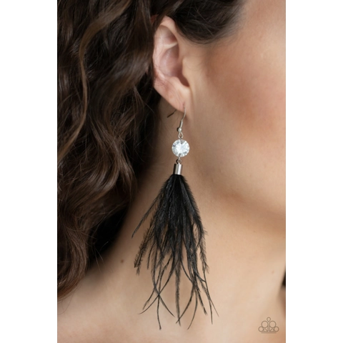 Feathered Flamboyance - Black