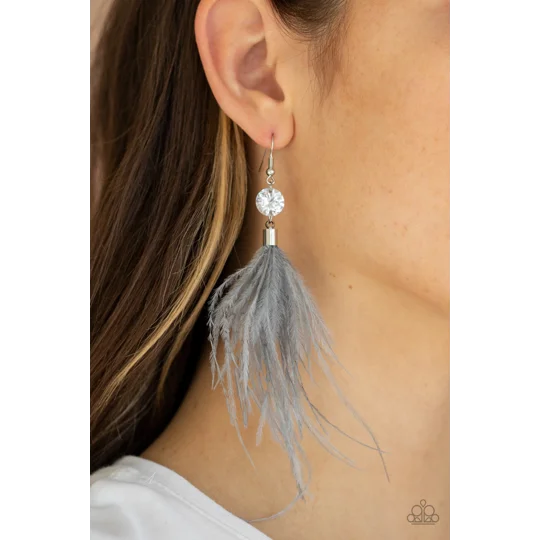 Feathered Flamboyance - Silver