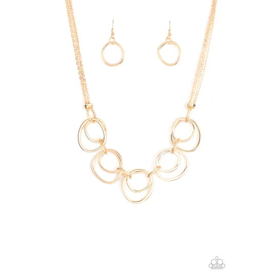 Asymmetrical Adornment - Gold