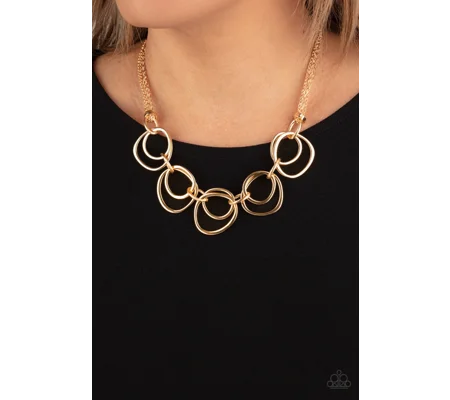 Asymmetrical Adornment - Gold