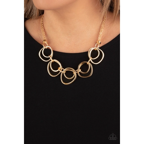 Asymmetrical Adornment - Gold