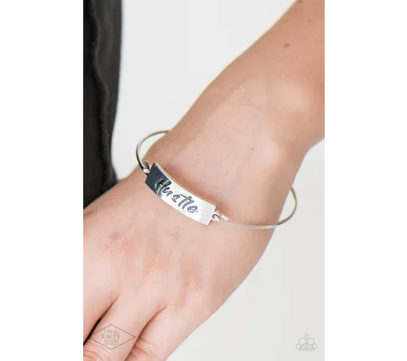 Hustle Hard - Silver