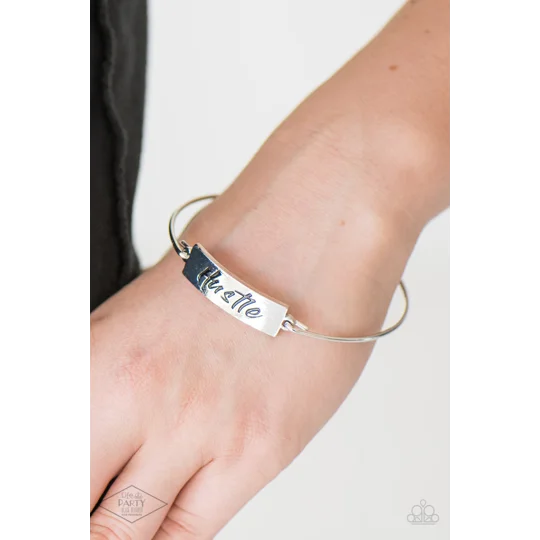 Hustle Hard - Silver