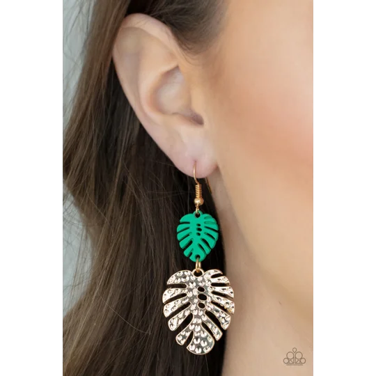 Palm Tree Cabana - Green