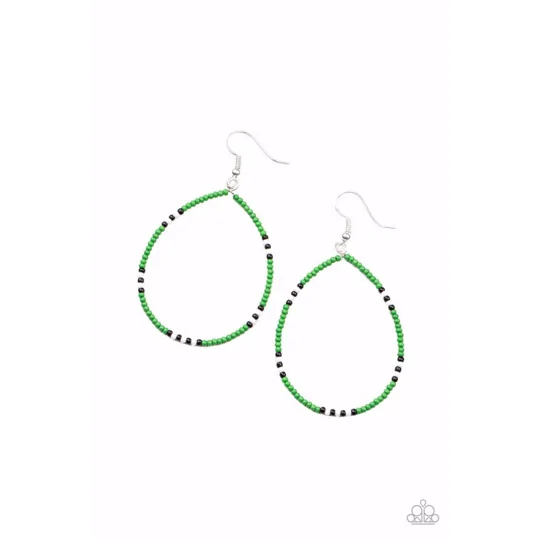 ​Keep Up The Good BEADWORK - Green