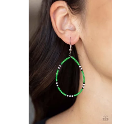 ​Keep Up The Good BEADWORK - Green