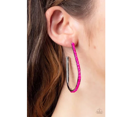 Beaded Bauble - Pink