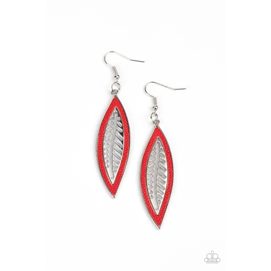 Leather Lagoon - Red