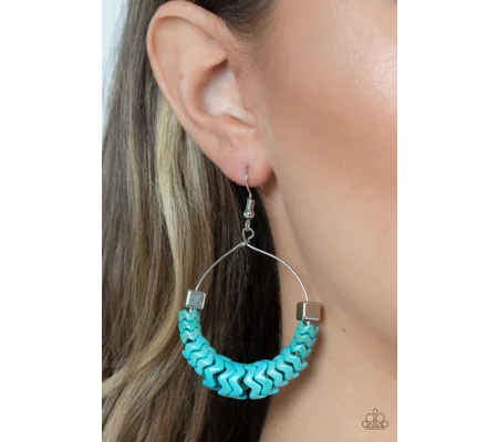 Capriciously Crimped - Blue