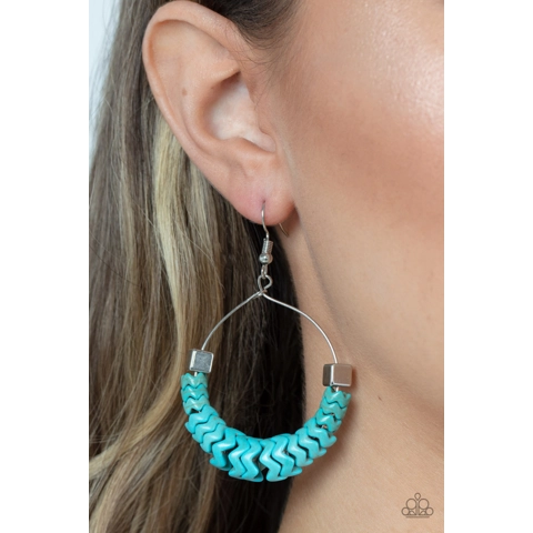 Capriciously Crimped - Blue