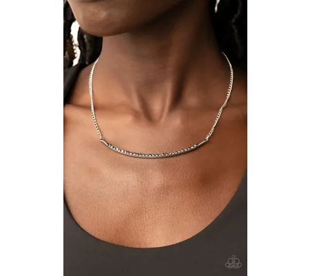 Collar Poppin Sparkle - Silver