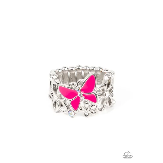 All FLUTTERED Up - Pink