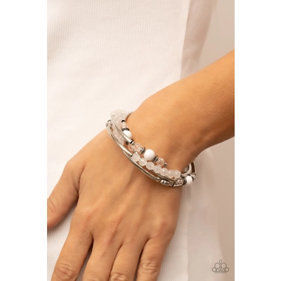 Whimsically Whirly - White