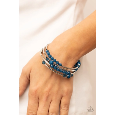 Whimsically Whirly - Blue