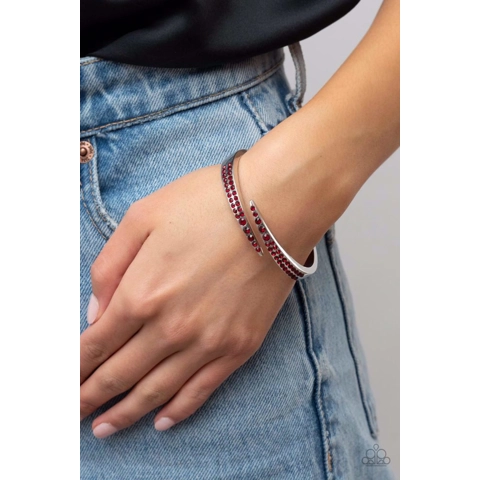 Sideswiping Shimmer - Red