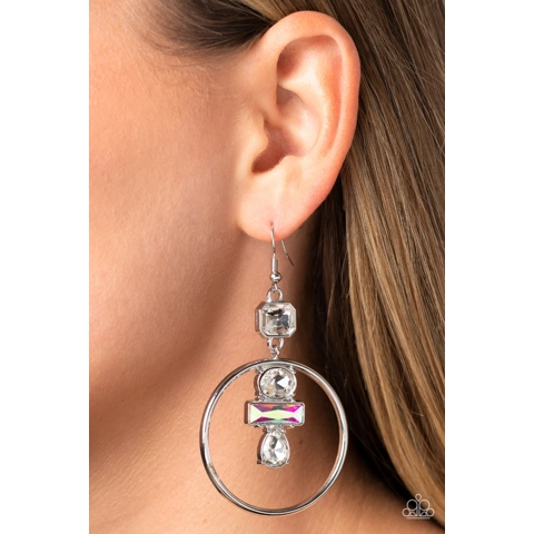 Geometric Glam - White