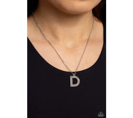 Leave Your Initials - Silver - D