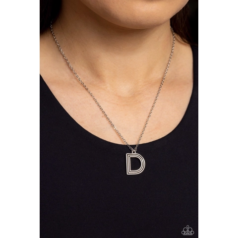 Leave Your Initials - Silver - D