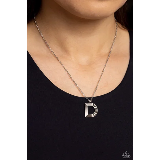 Leave Your Initials - Silver - D