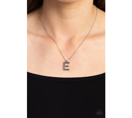 Leave Your Initials - Silver - E