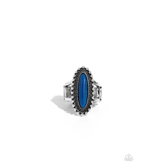 Oblong Occasion - Blue