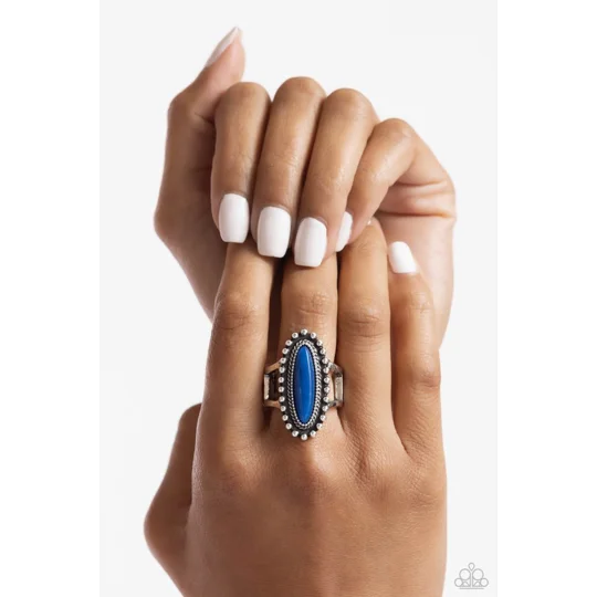 Oblong Occasion - Blue
