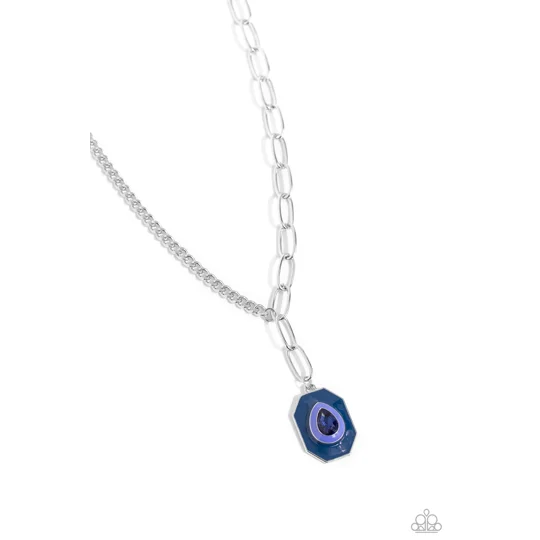 Hexagonal Hallmark - Blue