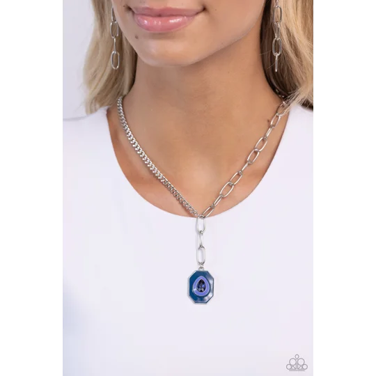 Hexagonal Hallmark - Blue