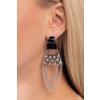 Dangling Art Deco - Black