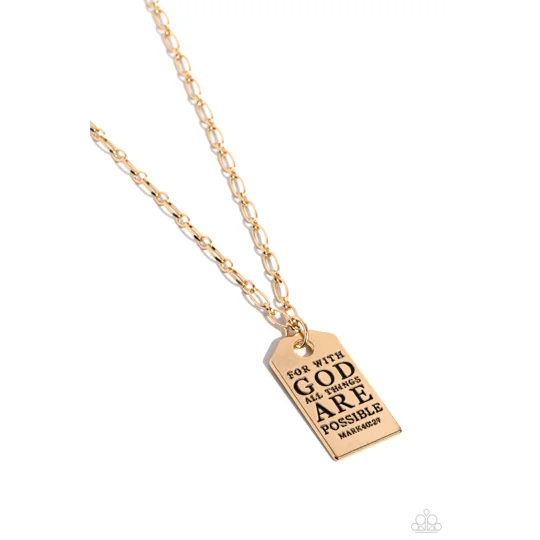 Possible Pendant - Gold
